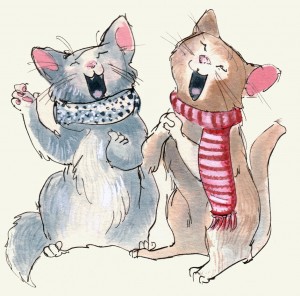 Carolling Cats