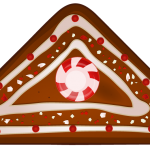 Peppermint & Gingerbread Christmas Cookie