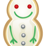 Snowman Christmas Cookie