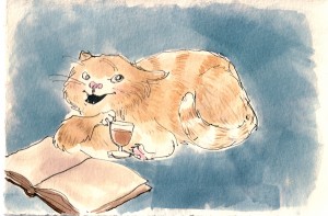Drinkie Cat