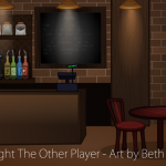 Bakery Counter Game Art - The Other Player Art by Beth Carson