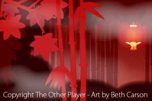 Bamboo Scene Layout Art for Games - The Other Player Art by Beth Carson