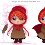 Red Riding Hood Concept Art - The Other Player Art by Beth Carson