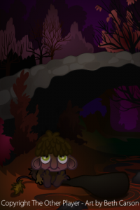 Troll Bridge Background Art for Game - The Other Player Art by Beth Carson