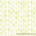 Pale Yellow Leaf Pattern | Beth Carson