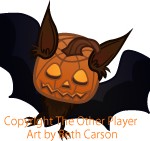 Pumpkin Bat game art – copyright The Other Player, Art by Beth Carson