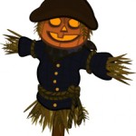 Jack-o'-lantern scarecrow game art – copyright The Other Player, Art by Beth Carson