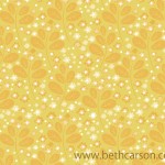 Yellow Flower Pattern | Beth Carson