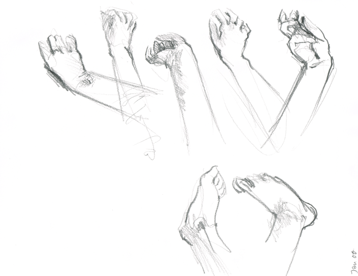 Life Drawing Hands and Feet | Beth Carson